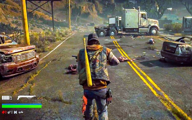 Lối chơi kết hợp chiến đấu và sinh tồn trong Days Gone