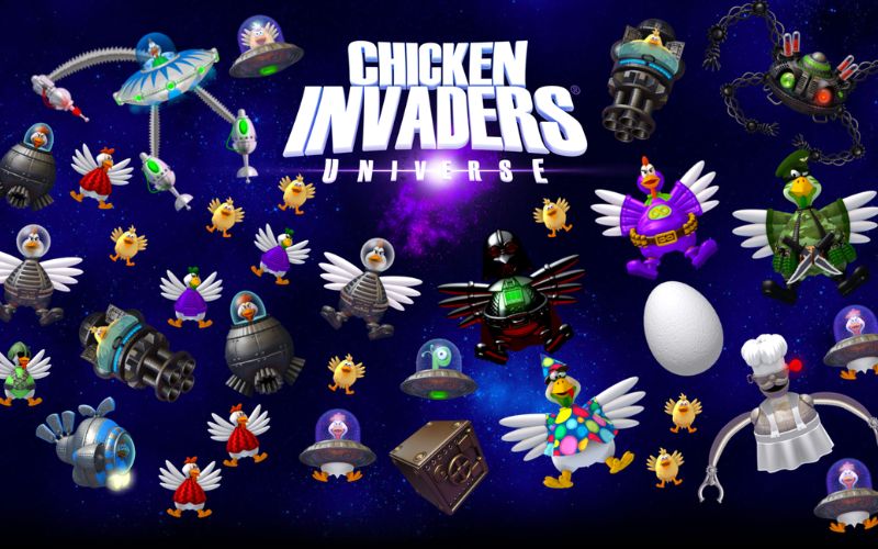 Chicken Invaders – Tượng đài game bắn gà